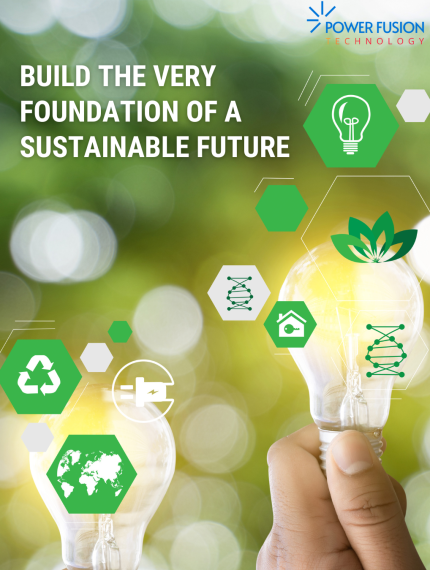 build the very foundation of a sustainable future